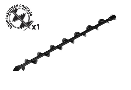 Шнек для бурения грунта